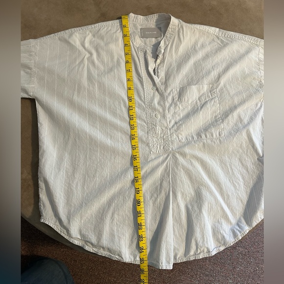Everlane White Striped Button Down Shirt - Picture 8 of 9